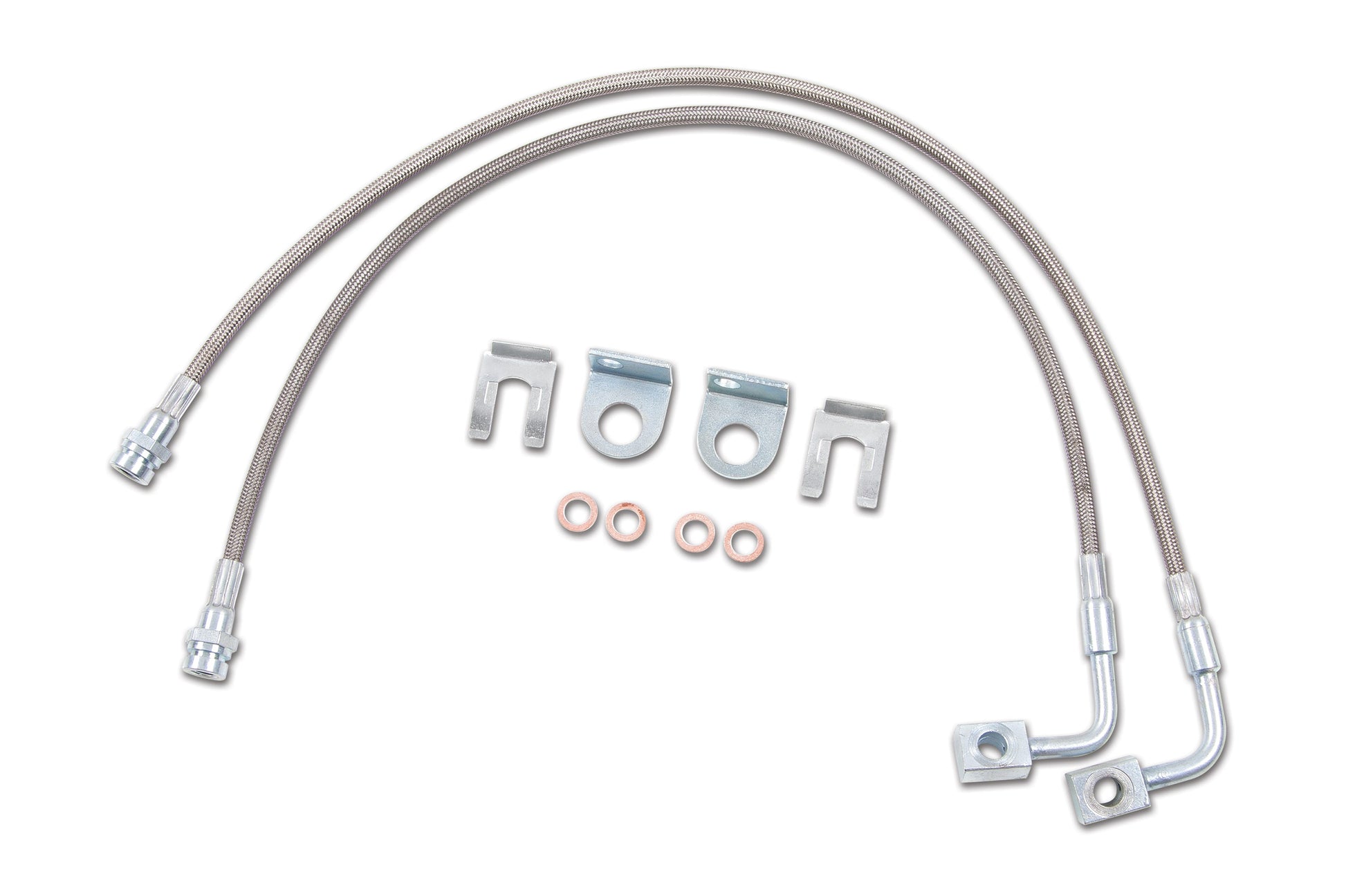 Front Brake Lines | Fits 4-6\\" Lift | Jeep Wrangler JK (07-18)