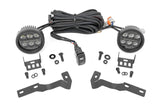 LED Light | Ditch Mount |Black Series Round | 3.5 Inch | Amber DRL | Toyota Tacoma (16-23) - Off Road Canada