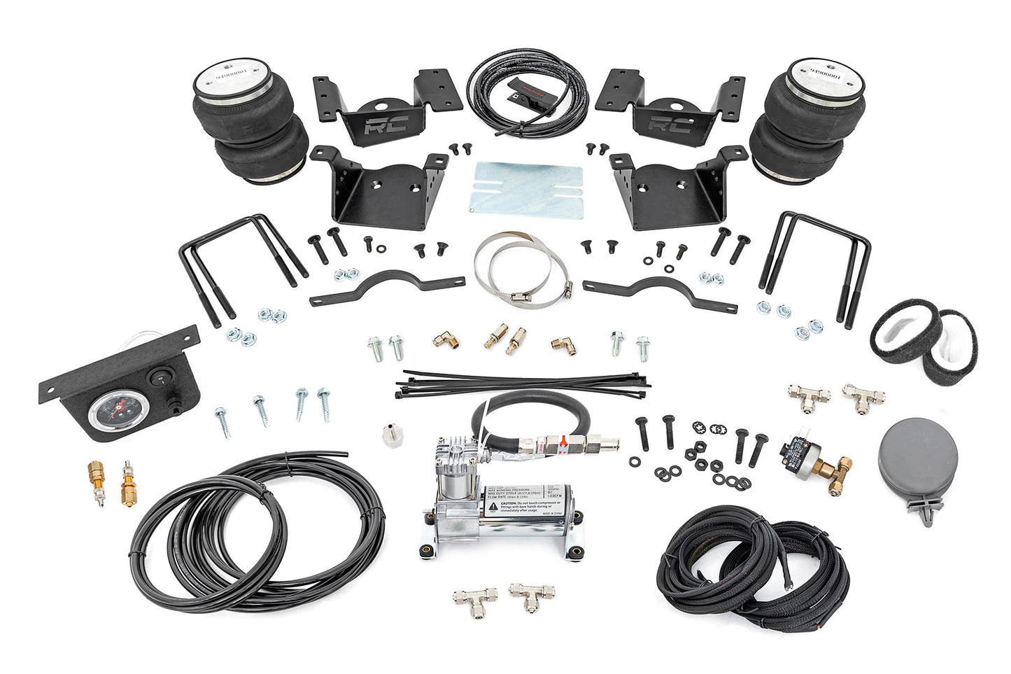 Air Spring Kit w/compressor | 0-7.5" Lift | Chevy/GMC 2500HD/3500HD (11-19) - Off Road Canada