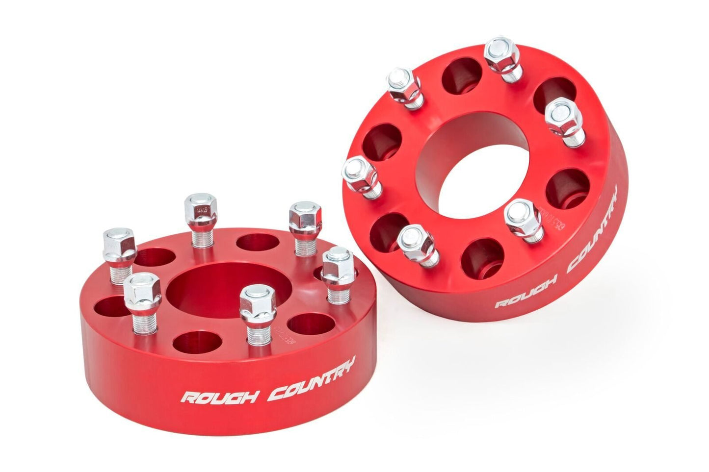 2 Inch Wheel Spacers | 6x5.5 | Red | Chevy/GMC 1500 Truck & SUV (92-21) - Off Road Canada