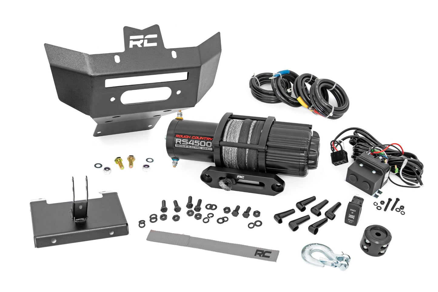 Winch Bumper | 4500-Lb Winch | Synthetic Rope | Can-Am Renegade (12-15) - Off Road Canada