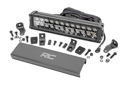 Black Series LED Light | 12 Inch | Dual Row | White DRL - Off Road Canada