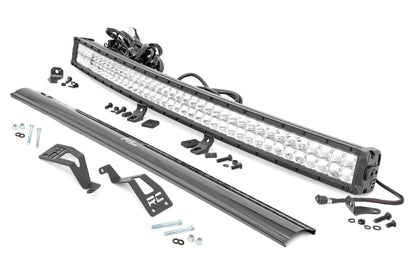 LED Light | Front Mount | 40" Chrome Dual Row | White DRL | Can-Am Commander 1000/Maverick - Off Road Canada