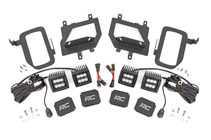 LED Light Kit | Fog Mount | Dual 2" Black Pairs | Spot/Flood | Ford F-150 (15-17) - Off Road Canada