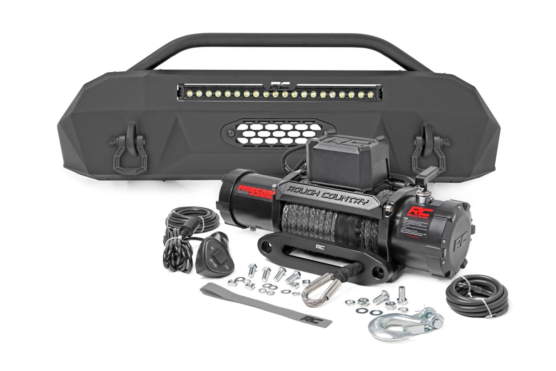 Front Bumper | Hybrid | 20" Blk LED | Toyota Tacoma 4WD (2016-2023) - Off Road Canada