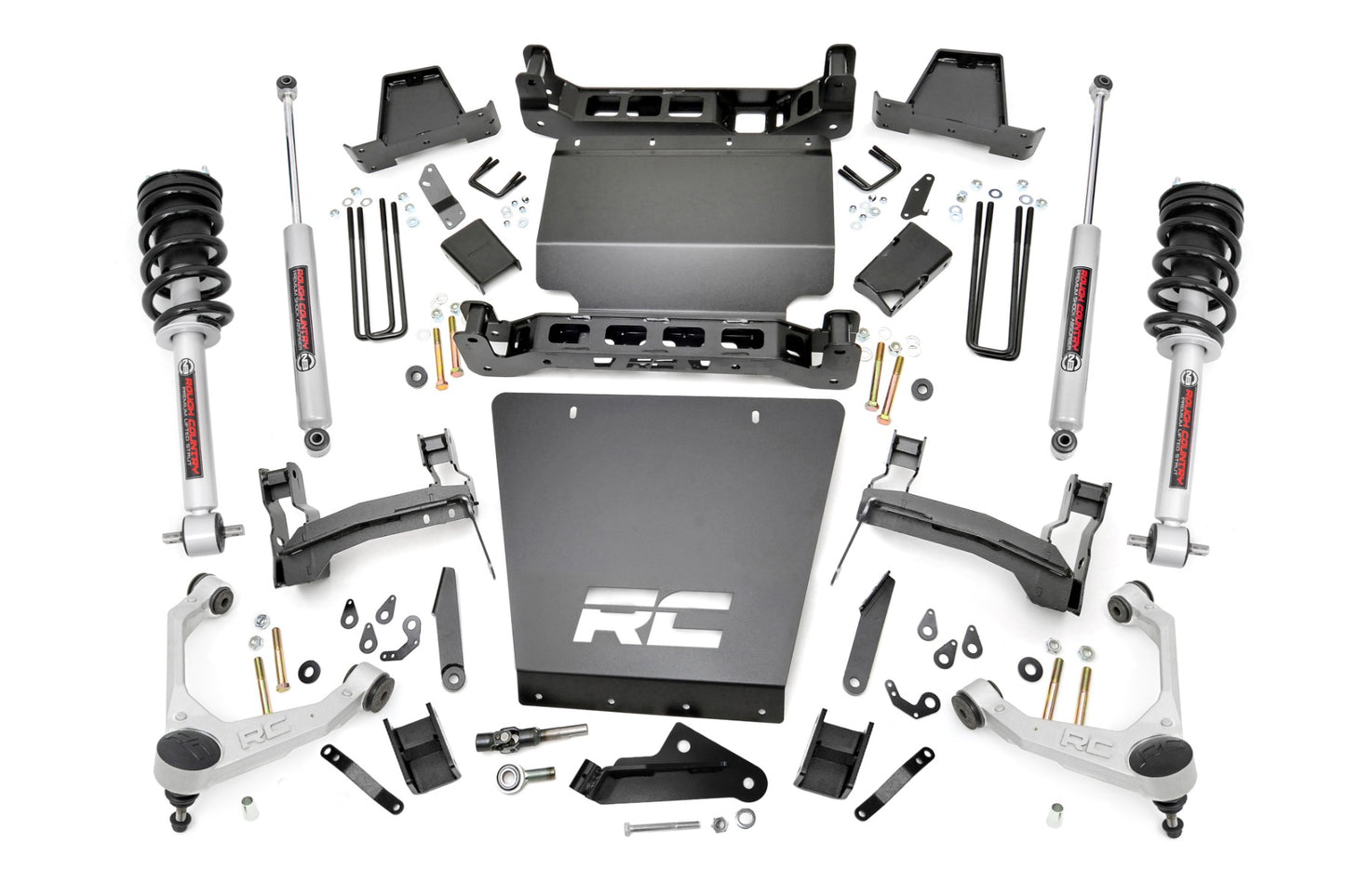 7 Inch Stamped Steel LCA Lift Kit | Forged UCA | Bracket | N3 Struts | Chevy/GMC 1500 (16-18) - Off Road Canada
