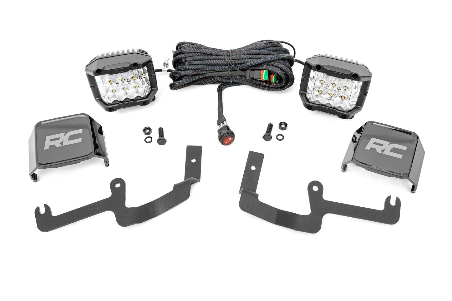 LED Light Kit | Ditch Mount | 3" OSRAM | Wide | Chevy Silverado 1500 (19-22) - Off Road Canada