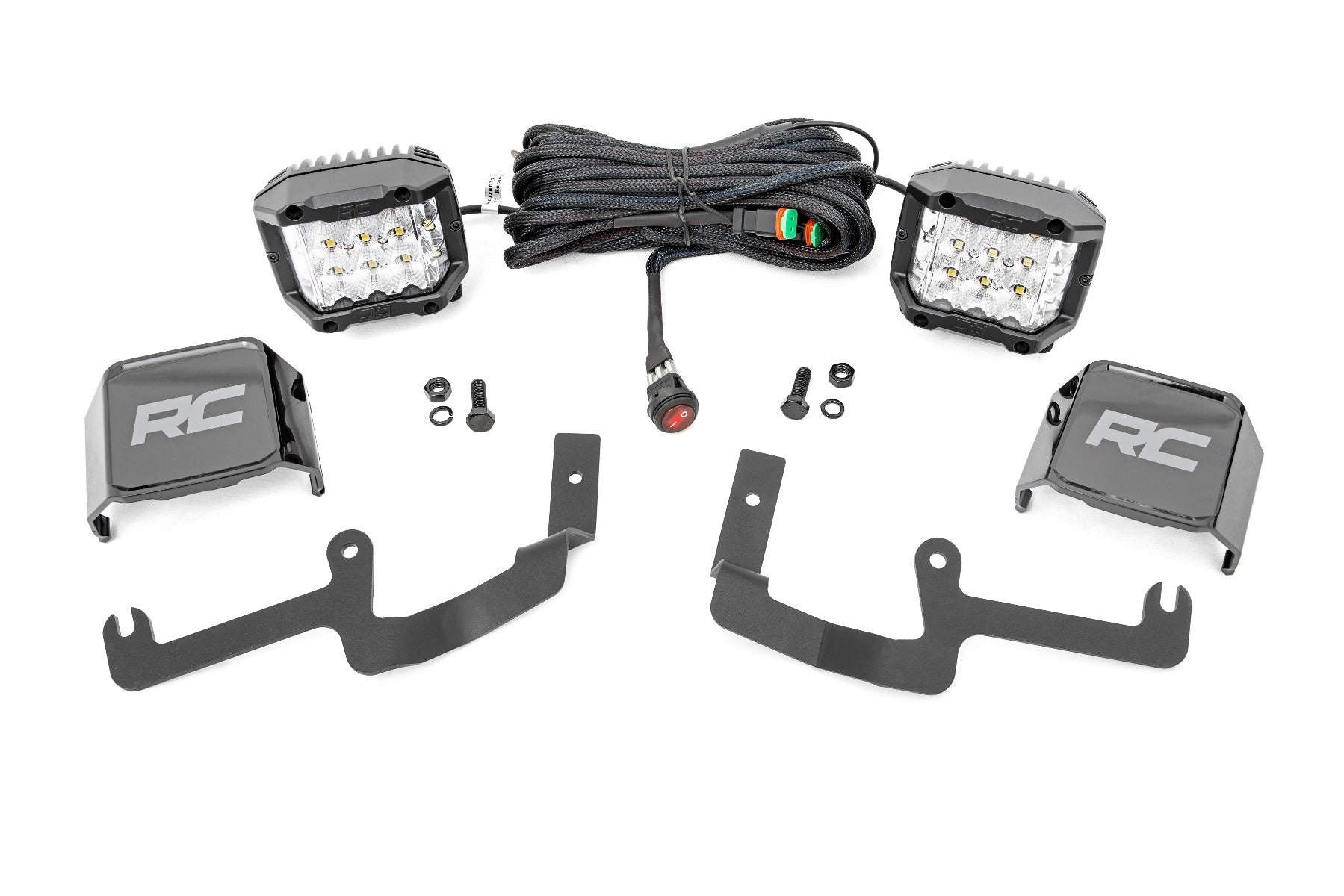 LED Light Kit | Ditch Mount | 3" OSRAM | Wide | Chevy Silverado 1500 (19-22) - Off Road Canada