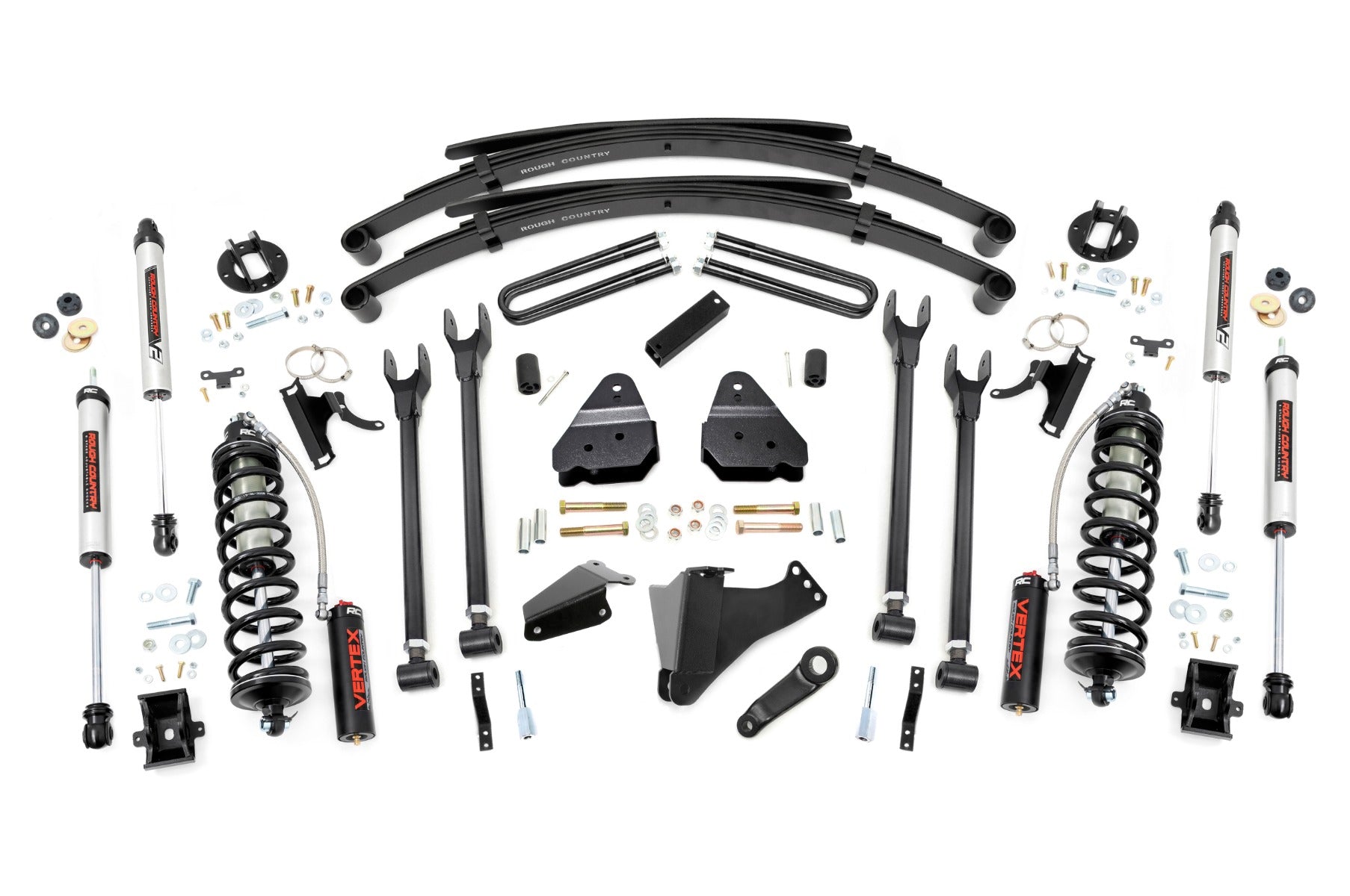 6 Inch Lift Kit | Gas | 4 Link | RR Spring | C/O V2 | Ford Super Duty (05-07) - Off Road Canada
