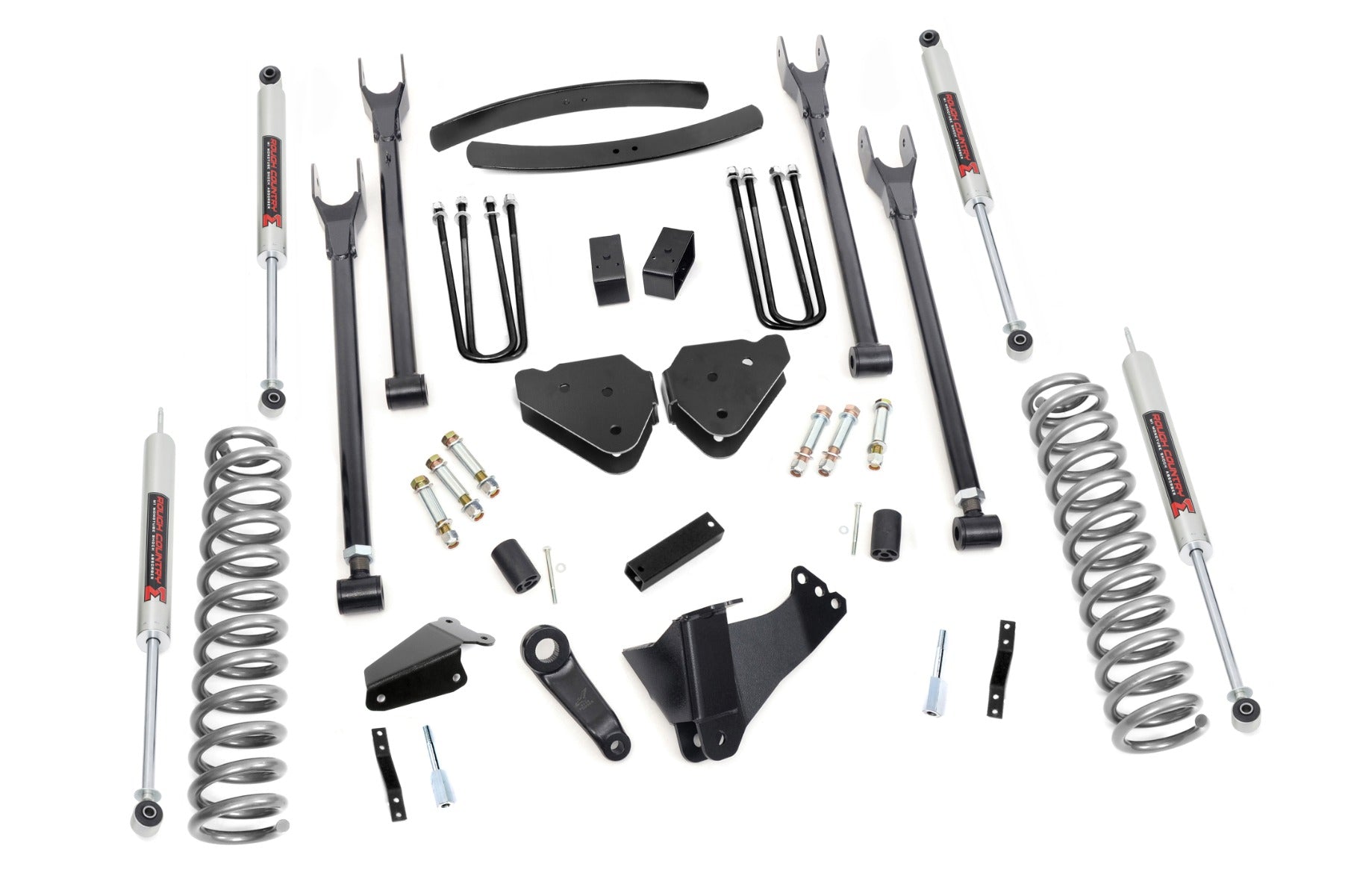 6 Inch Lift Kit | Gas | 4 Link | M1 | Ford F-250/F-350 Super Duty (05-07) - Off Road Canada