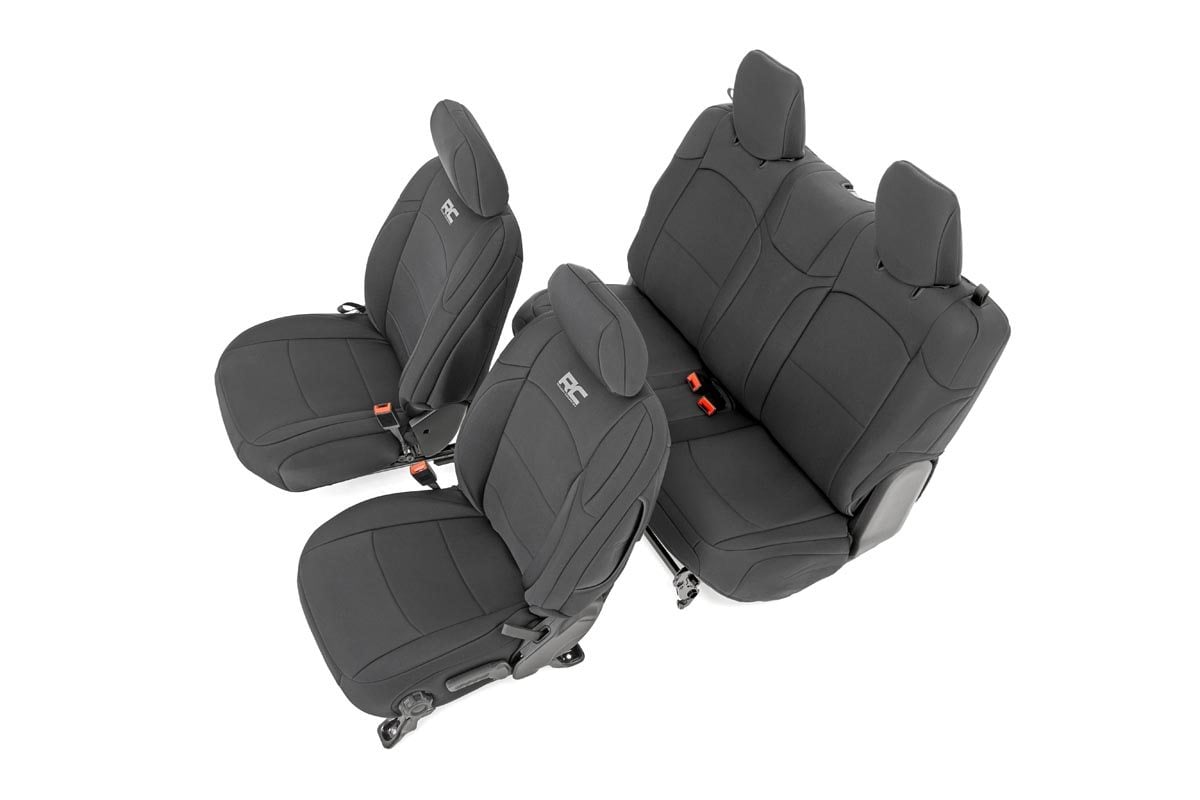 Seat Covers | Front and Rear | Jeep Wrangler JL 4WD (2018-2023) - Off Road Canada