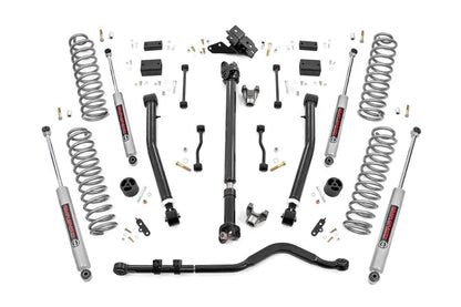 3.5 Inch Lift Kit | Adj Lower | FR D/S | Jeep Wrangler JL Rubicon (18-23) - Off Road Canada