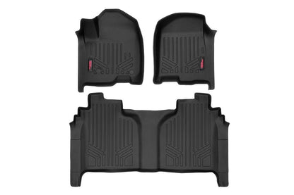 Floor Mats | FR & RR | FR Bucket | Crew | Chevy/GMC 1500/2500HD/3500HD 2WD/4WD - Off Road Canada