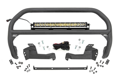 Nudge Bar | 20 Inch Chrome Single Row LED | Ford Bronco Sport (21-23) - Off Road Canada
