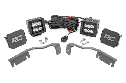 LED Light Kit | Ditch Mount | 2" Black Pair | Spot | Nissan Frontier (22-23) - Off Road Canada