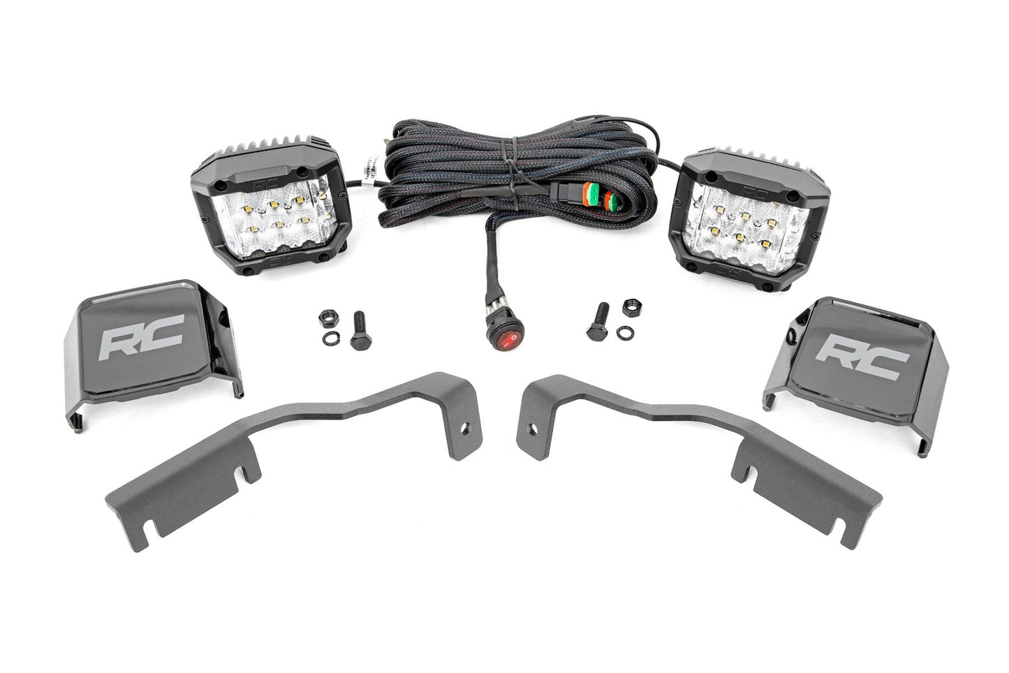 LED Light Kit | Ditch Mount | 3" OSRAM | Wide | Nissan Frontier (22-23) - Off Road Canada