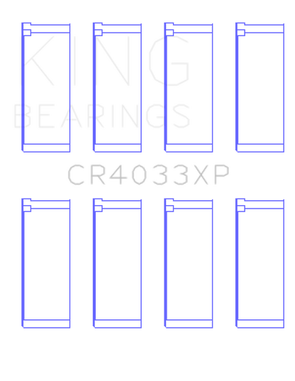 King Engine Bearings Honda F20C/F22C/97-01 H22A4 Rod Bearing Set - Size +0.25mm