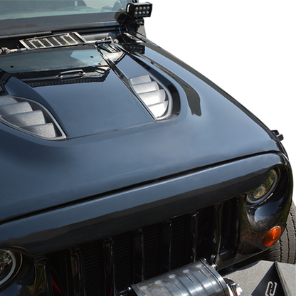 DV8 Offroad 07-18 Jeep Wrangler JK Rubicon 10th Anniversary Replica Hood