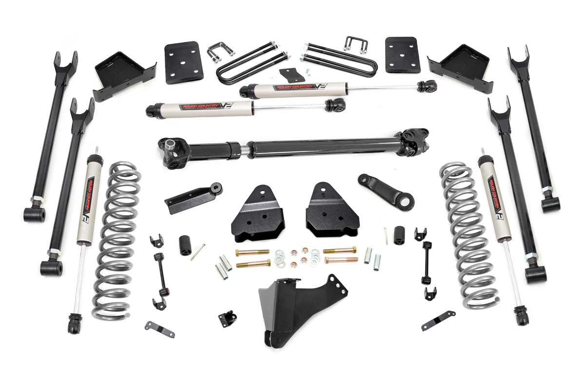 6 Inch Lift Kit | 4-Link | No OVLD | D/S | V2 | Ford F-250/F-350 Super Duty (17-22) - Off Road Canada