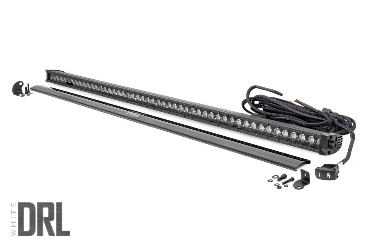 Black Series LED Light Bar | Cool White DRL | 50 Inch | Single Row - Off Road Canada