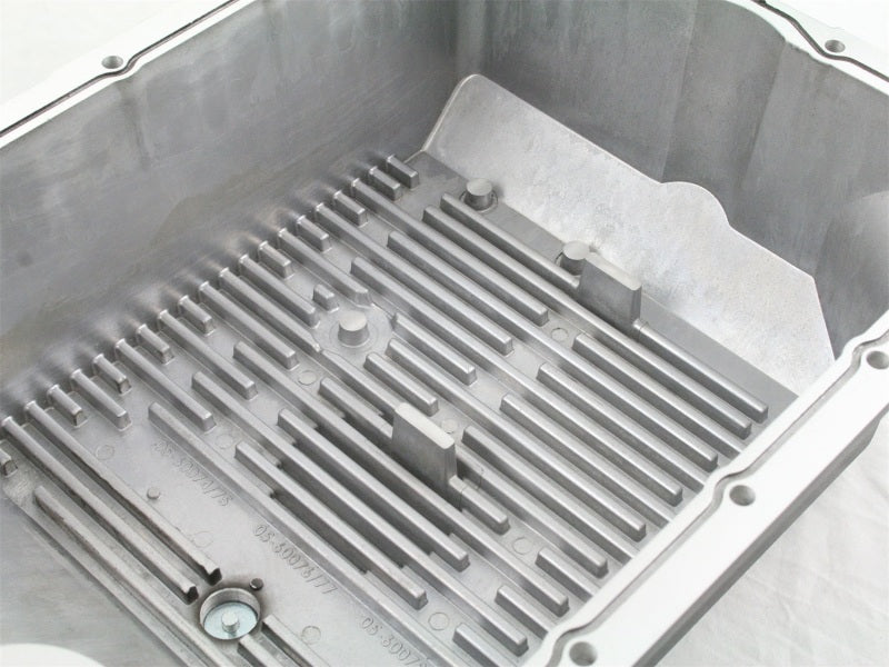 aFe Transmission Pan (Black); Ford Diesel Trucks 03-10 V8-6.0/6.4L (td)