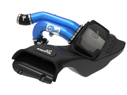 aFe 21-22 Ford F-150 Raptor V6-3.5L(tt) Momentum XP Cold Air Intake System Blue w/ Pro Dry S Filter