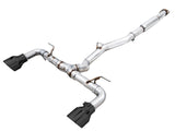 AWE Tuning Subaru BRZ / Toyota GR86 / Toyota 86 Track Edition Cat-Back Exhaust- Diamond Black Tips