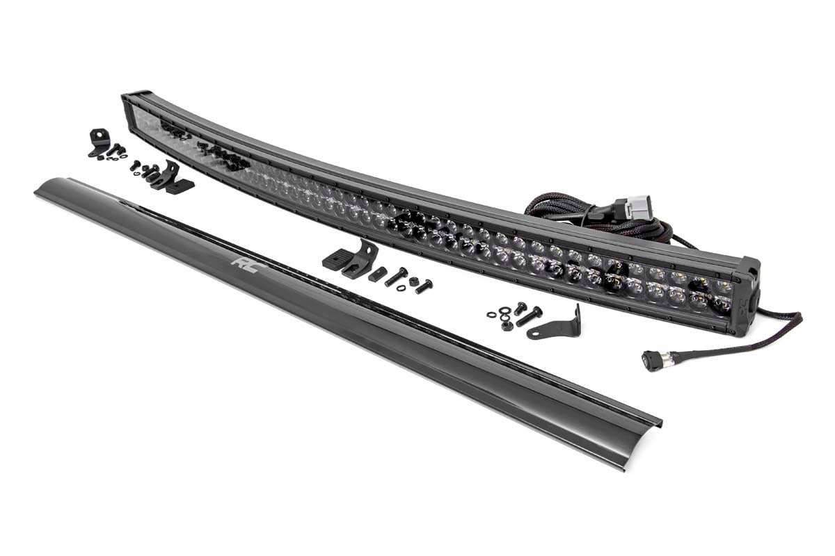 Black Series LED | 50 Inch Light| Curved Dual Row | White DRL - Off Road Canada