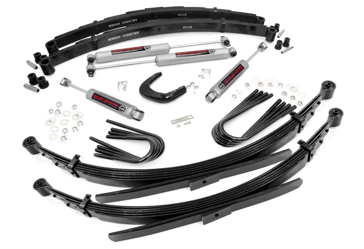 4 Inch Lift Kit | 52 Inch RR Springs | Chevy/GMC C20/K20 C25/K25 Truck (77-87)