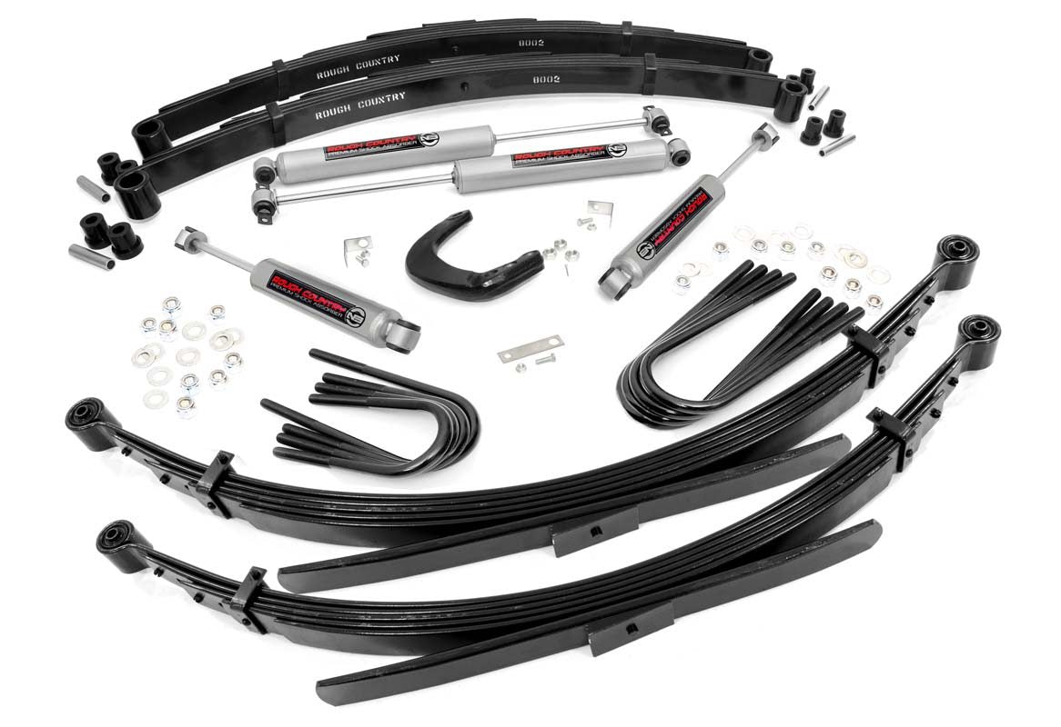 4 Inch Lift Kit | 52 Inch Rear Springs | Chevy/GMC C20/K20 C25/K25 Truck (73-76)