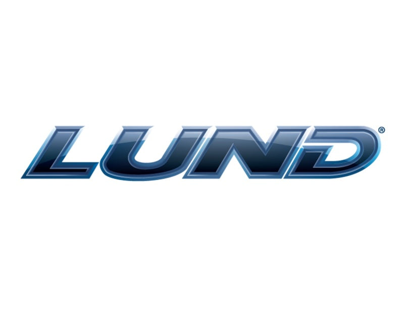 Lund 05-17 Toyota Tacoma Crew Cab 5in. Oval Curved Steel Nerf Bars - Black