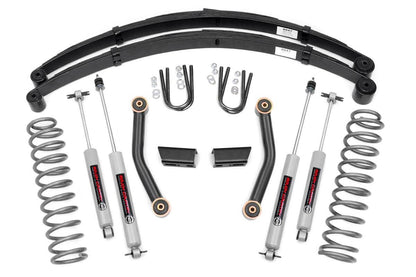 3 Inch Lift Kit | Series II | RR Springs | Jeep Cherokee XJ (84-01)