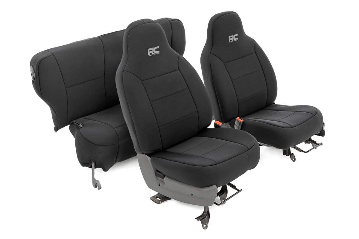 Seat Covers | Non Detach Headrest FR and Rear | Jeep Cherokee XJ (84-96) - Off Road Canada