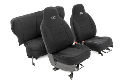Seat Covers | Non Detach Headrest FR and Rear | Jeep Cherokee XJ (84-96) - Off Road Canada