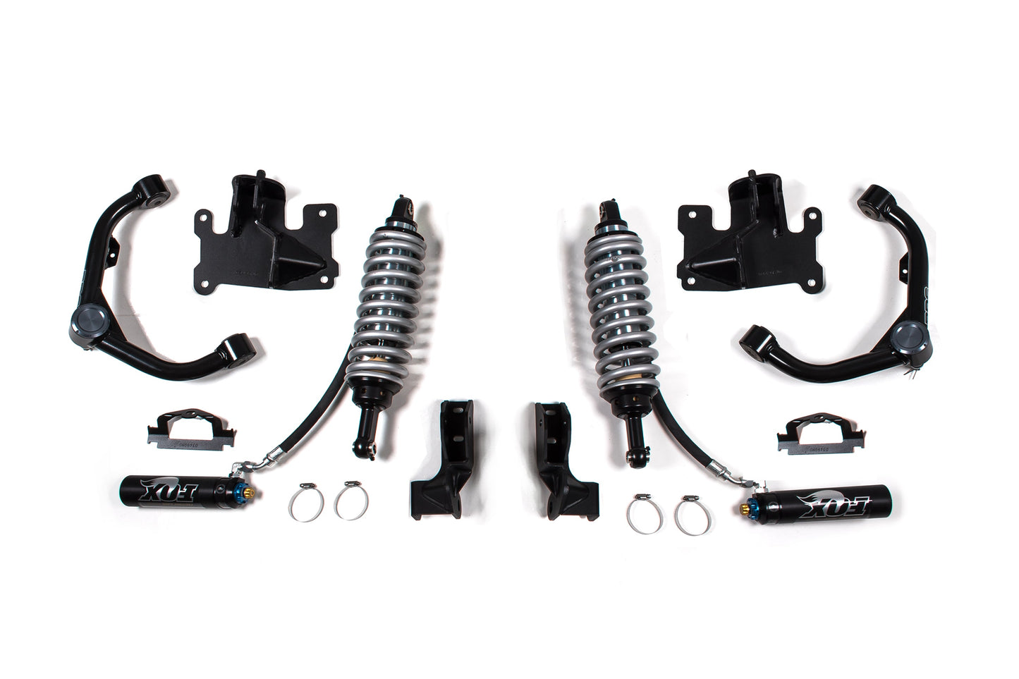 FOX 2.5 Coil-Over Conversion Upgrade - 4.5 Inch Lift | Factory Series | Chevy Silverado or GMC Sierra 2500HD/3500HD (01-10) 4WD | Diesel