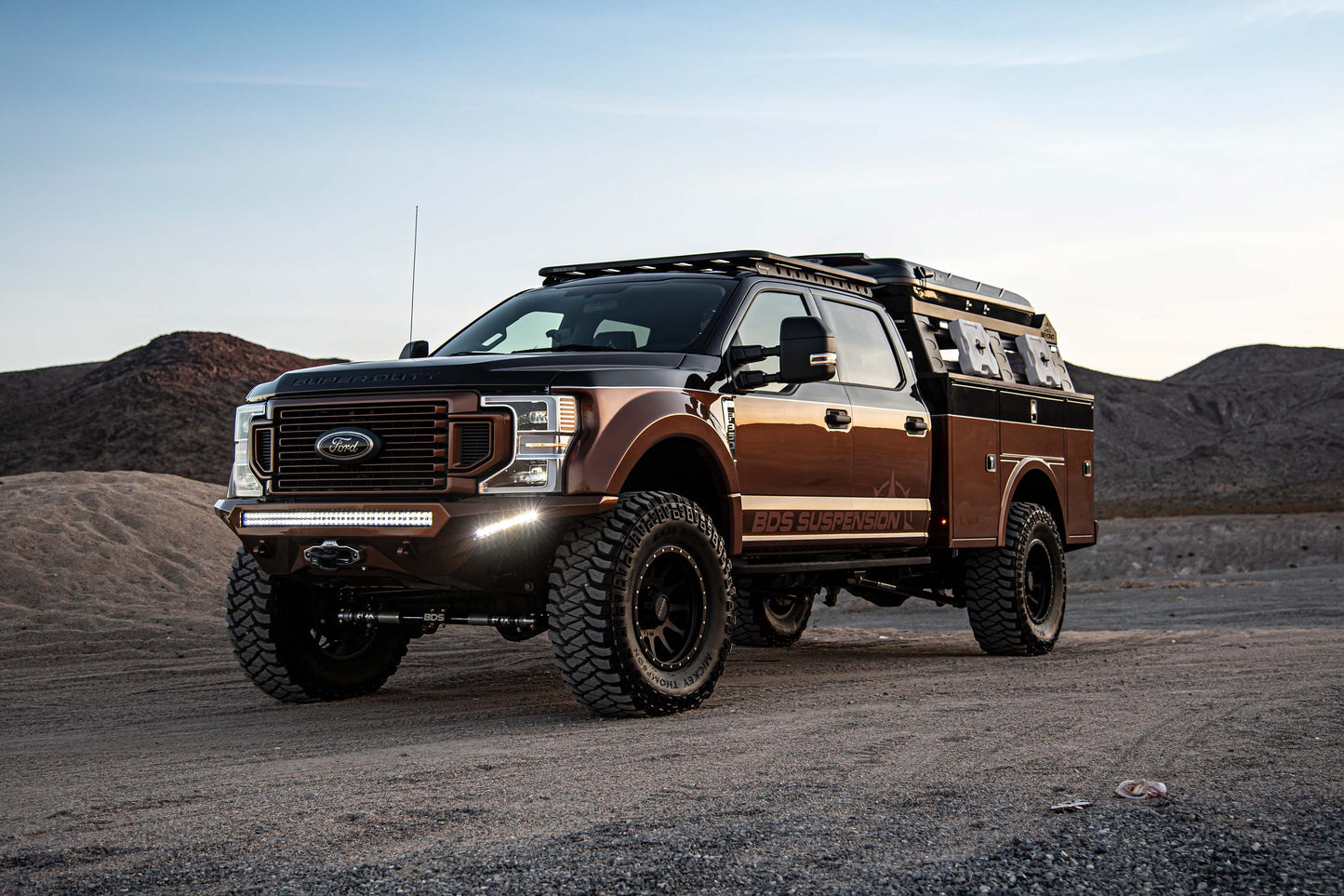 5 Inch Lift Kit w/ Radius Arm | FOX 2.5 Performance Elite Coil-Over Conversion | Ford F250/F350 Super Duty (20-22) 4WD | Diesel