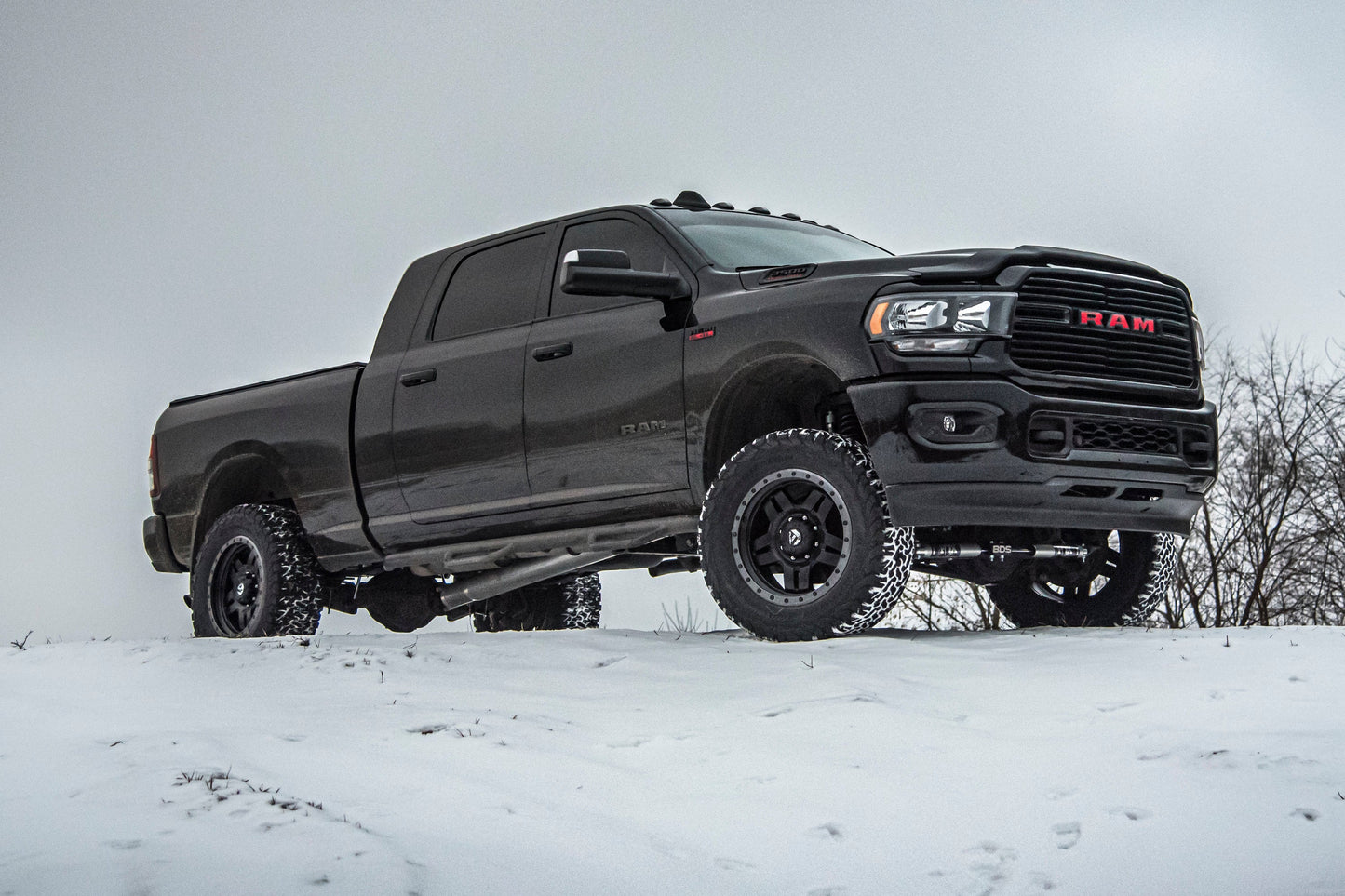 4 Inch Lift Kit w/ Radius Arm | Ram 3500 w/ Rear Air Ride (19-23) 4WD | Gas