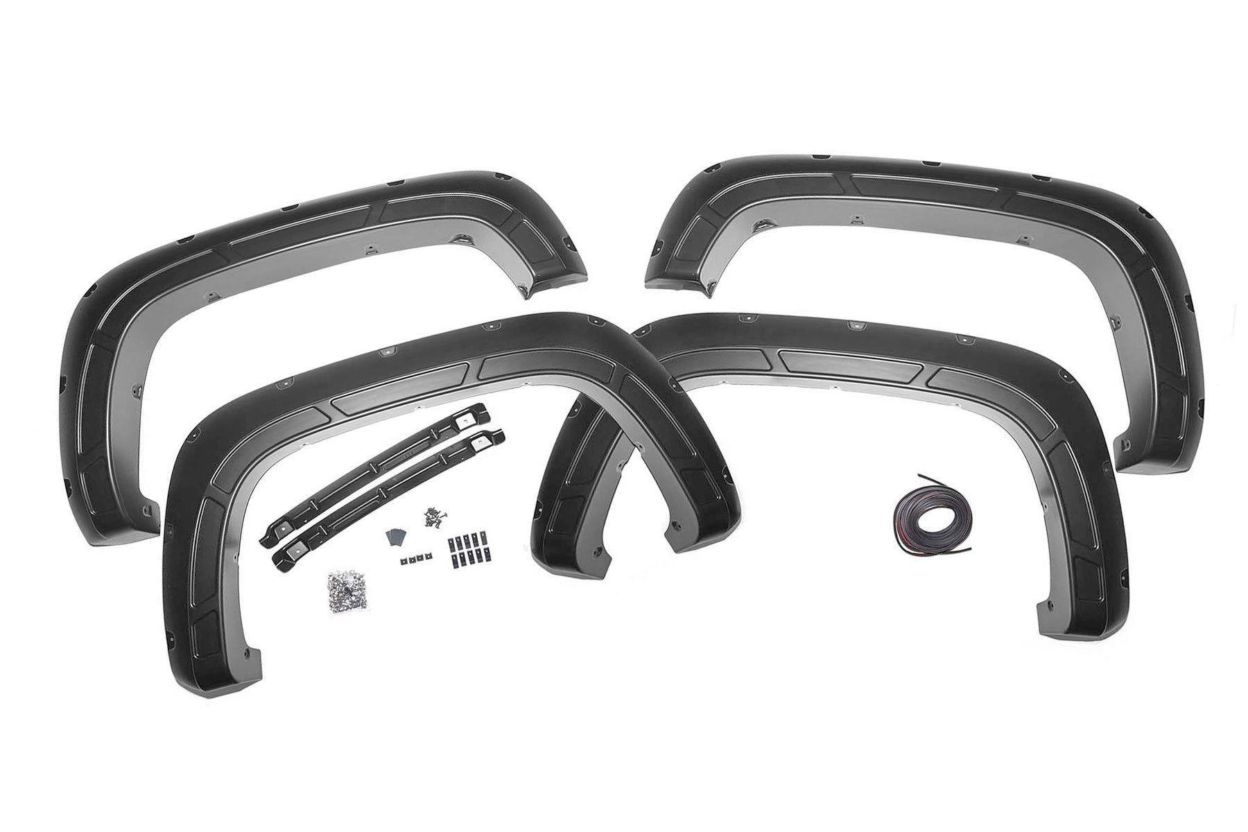 Defender Pocket Fender Flares | Silver | Chevy Silverado 2500 HD/3500 HD (20-23) - Off Road Canada
