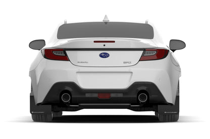 Rally Armor 22-26 Subaru BRZ / Toyota GR86 Black UR Mud Flap w/Red Logo