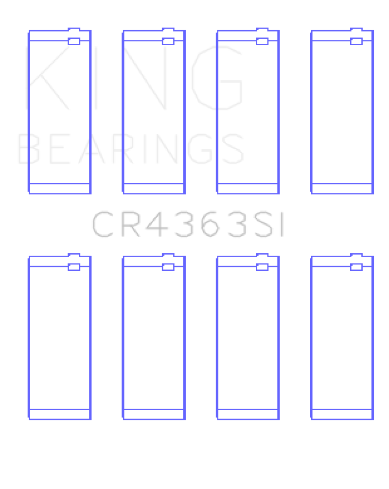 King Engine Bearings GM 134 DOHC Ecotec 2.2L Connecting Rod Bearings - (Set of 4)