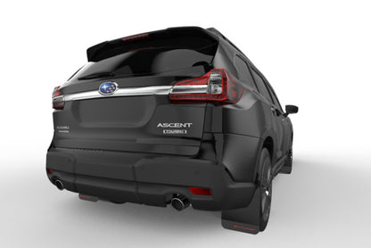 Rally Armor 18-26 Subaru Ascent Black UR Mud Flap w/Red Logo