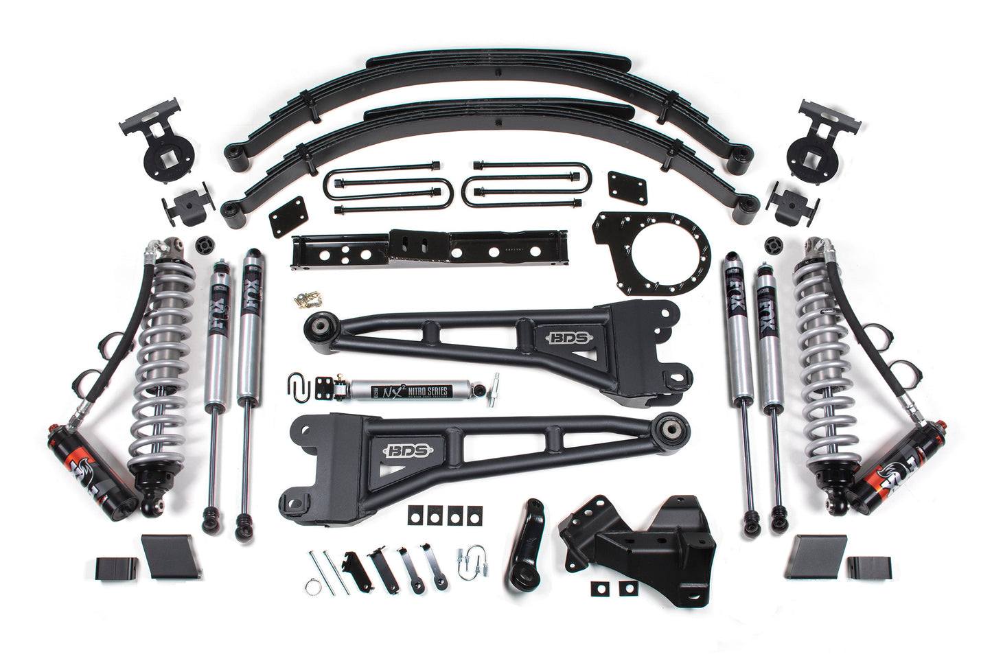 7 Inch Lift Kit w/ Radius Arm | FOX 2.5 Performance Elite Coil-Over Conversion | Ford F250/F350 Super Duty (20-22) 4WD | Diesel