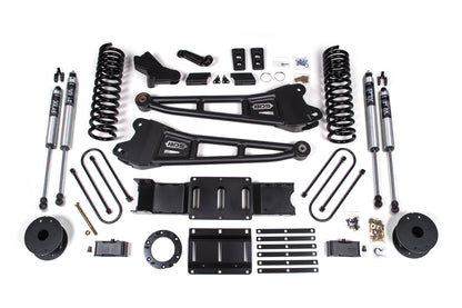 4 Inch Lift Kit w/ Radius Arm | Ram 3500 w/ Rear Air Ride (19-23) 4WD | Diesel