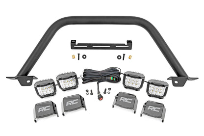 Safari Bar | 3" OSRAM (Quad) | Wide | OE Modular Steel | Ford Bronco (21-23) - Off Road Canada