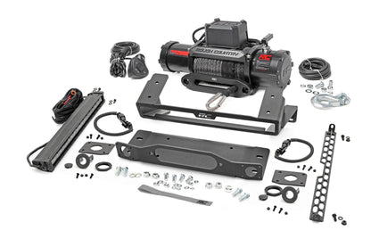 High Winch Mount | All Models | 12000S | 20 Inch Black Single Row LED | Ford Bronco 4wd (2021-2023) - Off Road Canada