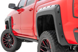 Pocket Fender Flares | 5'9" Bed | GAZ Summit White | Chevy Silverado 1500 (14-18) - Off Road Canada