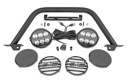 Safari Bar | 6.5 Inch Round LED | OE Modular Steel | Ford Bronco (21-23) - Off Road Canada