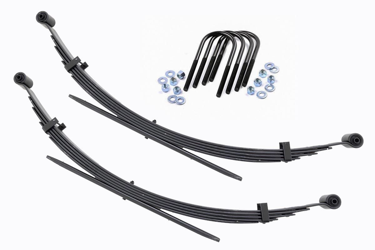 Rear 56 Inch Leaf Springs | 2" Lift | Pair | Chevy/GMC C20/K20 C25/K25 Truck 4WD (77-87) - Off Road Canada