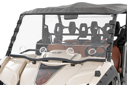 Vented Full Windshield | Scratch Resistant | Yamaha Viking - Off Road Canada