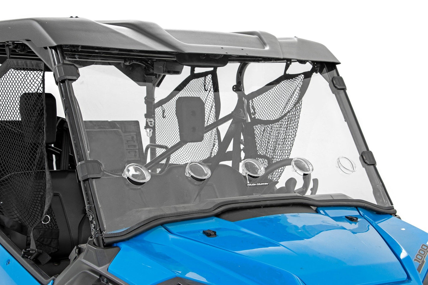 Vented Full Windshield | Scratch Resistant | Honda Pioneer (17-21) - Off Road Canada
